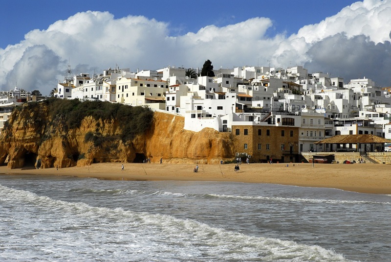 Cidade de Albufeira no Algarve