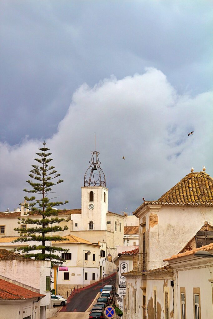 ruas de Albufeira no Algarve