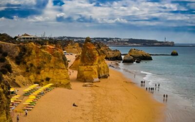 Praia da Rocha em Portimão, Algarve