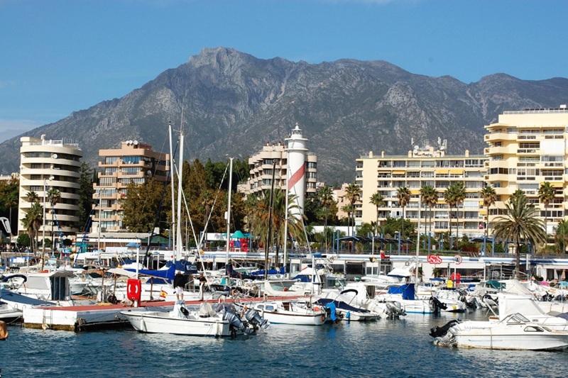 Marbella na Costa del Sol na Espanha