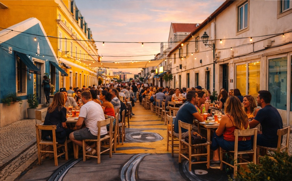 Rua Amarela em Cascais