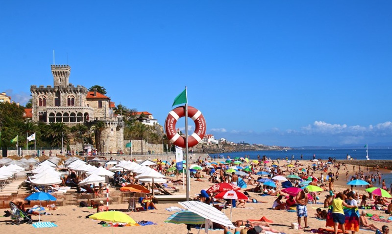 Praia do Tamariz em Estoril