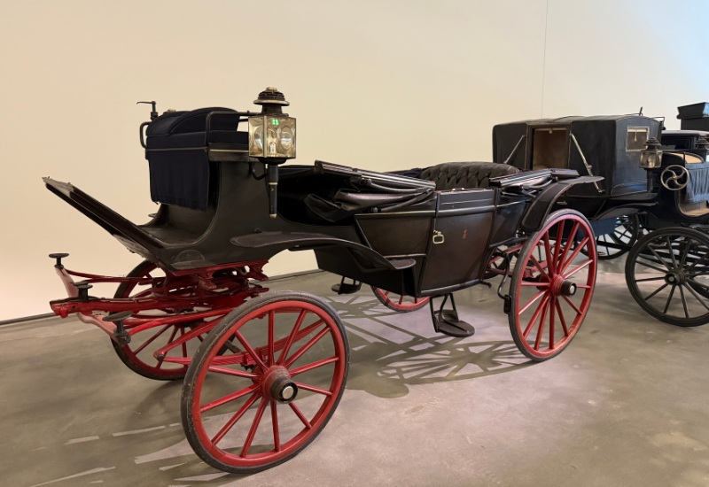 Landau do Regicídio no Museu Nacional dos Coches em Lisboa